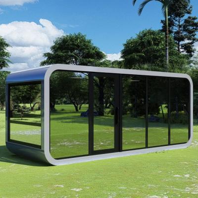 China Tiny Apple Cabin House Outdoor 20FT Apple Office Pod Wind And Rain Resistant for sale