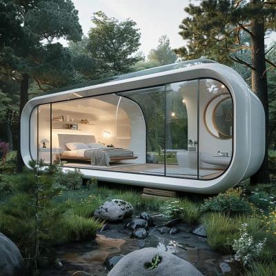 China 20 Fuß Outdoor bewegliche Apfelhütte Moderne kleine Hütte zu verkaufen