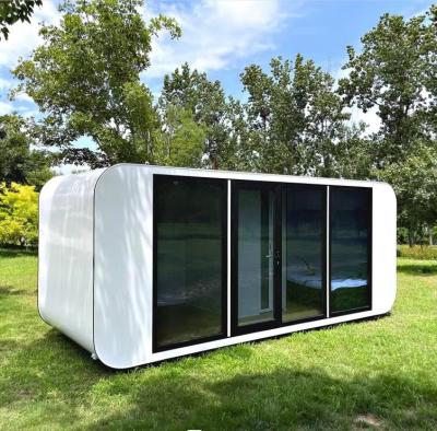 China Venta caliente 20FT 40FT Casa moderna popular al aire libre Cabina de manzana para vivir en venta