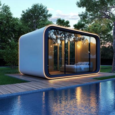 中国 Framework Prefabricated House Unfurnished Apple Cabin Tiny Home Sleeping Space Pod 販売のため