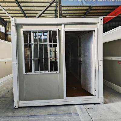 China Opciones de puertas seguras y elegantes para la casa de contenedores plegables con panel de sándwich EPS y chapa de acero en venta