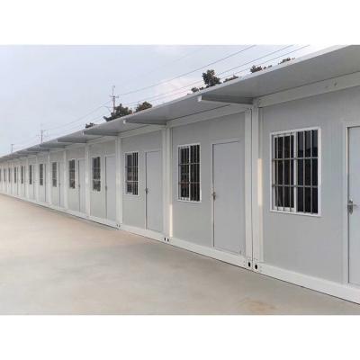 China Strong and Durable Flat Pack Container House with 50/75/100mm EPS Sandwich Panel and Optional Floor for sale