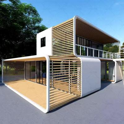 China Prefabricated ApplePod Cottage 40FT Apple Cabin House Residential Villa Werkgebruik Te koop