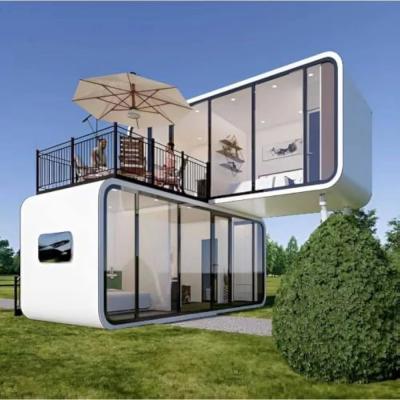 China Apple Cabin Steel Pod Hotel Applicatie Stijlvolle en milieuvriendelijke containerhuizen te koop Te koop