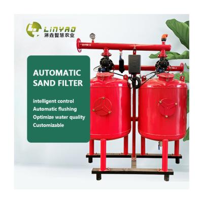 China Metal Automatic sand filter for water filtration of agricultural irrigation system can be customized for sale