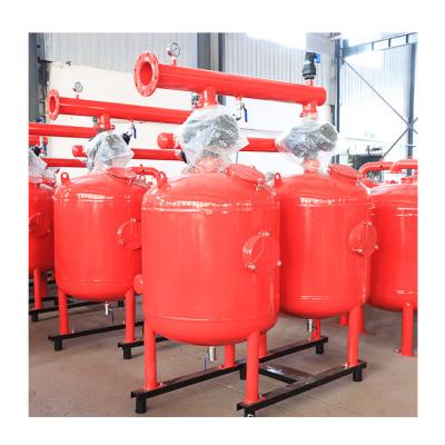 China Automatic backwashing Durable and corrosion-resistant Customizable Greenhouse Irrigation Drip Irrigation System Water Treatment Filter Metal Sand Filter for sale