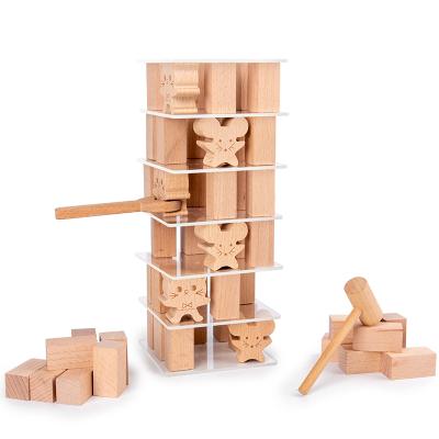 China Children's wooden cat and mouse battle game exercises children's logical thinking and improves hands-on ability Yx-xhnmsyx for sale