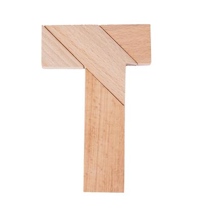 China Toy Wooden Beech Variety Classic Intellectual Puzzle T-puzzle Educational Jigsaw Puzzle Teacher Toy Montessori for sale