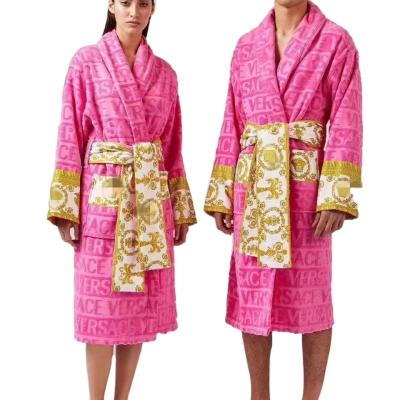 China Brand Bathrobe Designer High Quality Breathable Bra Sleepwear Pajama Luxury Bathrobe for sale