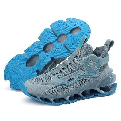 China 2021 Trend Fashion Men Running Shoes Stylish Breathable Sneakers Relieve Jogging Shoes Hard-spring Shock Sports Outdoor Trainer for sale