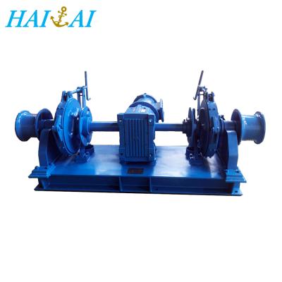 China Cable Pulling Machine Customizable High Quality Double Mast Drum High Performance 220V Electric Winch With Certificate for sale