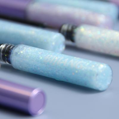 China Custom Waterproof Diamond Eyeshadow Makeup Single Private Label Glitter Liquid Eyeshadow for sale