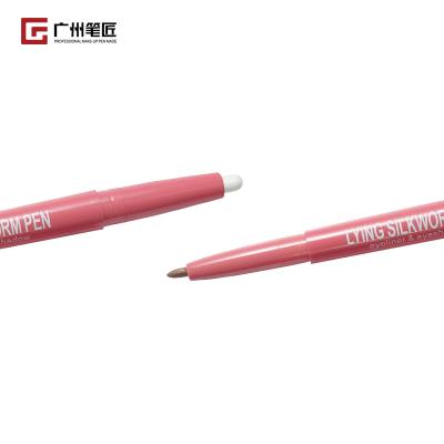 China Silkworm Pen Waterproof Illuminating Lying Eye-opening Pen Highlighter Stick for sale