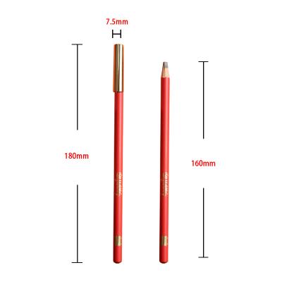 China Waterproof OILY REMOVER WOODEN EYEBROW PEN for sale