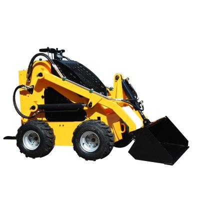 China High 23hp Easy Operation Cost Effective Telescopic Wheel 4 in 1 Bucket Mini Skid Steer Loader for sale