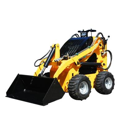 China Wholesale Cheap Diesel Gasoline Wheel Mini Skid Steer Loader With Attachments Discount Price Easy Operation for sale