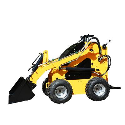 China Easy Operation New Front Mini Optional Skid Steer Crawler Hydraulic Wheel Loaders From China With Differently Attachment for sale