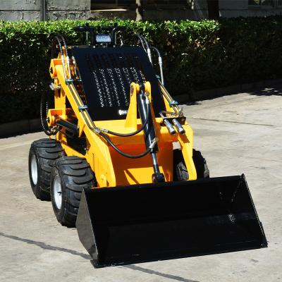 China Free Shipping Mini Skid Steer Loader Electric China Easy Operation Diesel Mini Skid Steer Wheel Loader for sale