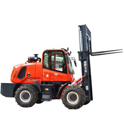 China Factory Direct Sale Easy Operation All Terrain Forklift 3ton 3.5 Ton Four Wheel Drive Off-Road Forklift For Sale for sale