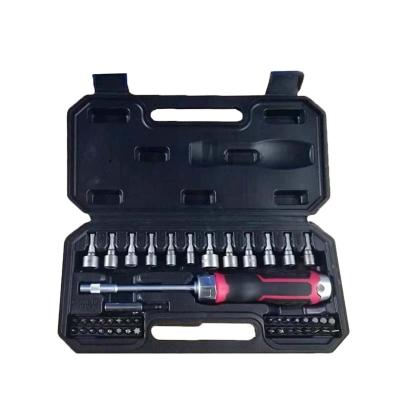 China Small but effective little hand carry mechanical toolbox ratchet screwdriver set for sale