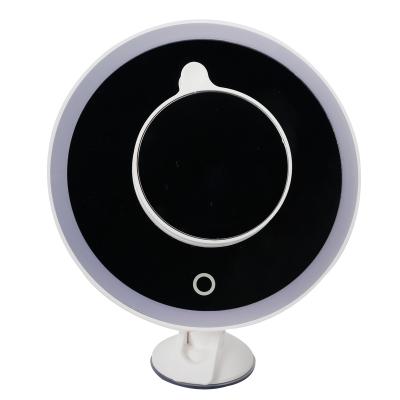 China Luxury Lighted Touch Screen Dimmer Light Mirrors Bathroom Mirror Round Led White for sale