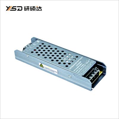 China YSD hot sale 200w slim triac driver 0-10V ip20 12v 24v dimmable led power supply for bulb 205*63*29mm for sale