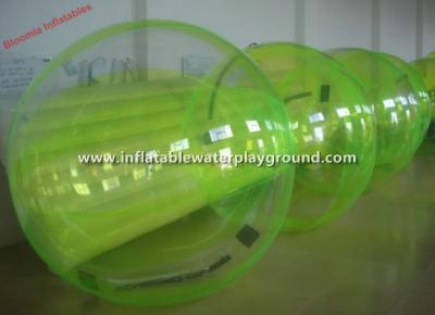 China Bola que camina de la aguamarina del agua inflable asombrosa de Zorbing, amarilla/transparente en venta