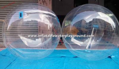 China Transparent TPU Inflatable Walk On Water Ball With Germamy Tizip Zipper for sale