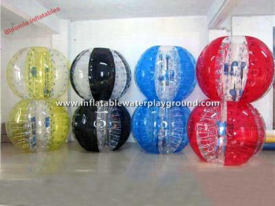 China Custom Gaint Body Inflatable Bubble Football / Knocker Balls For Bump Fun for sale