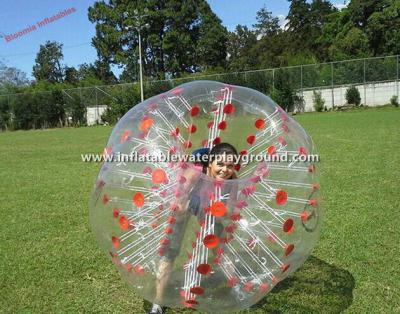 China Adults Inflatable Bubble Ball , Exciting Loopy Ball Soccer With Red Cordlock for sale