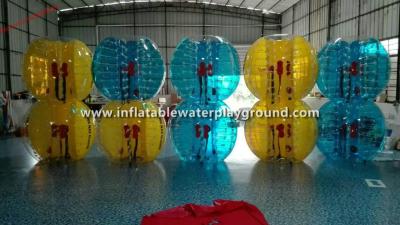 China Colorful TPU Inflatable Bubble Ball Toy , Outdoor Sports Human Bumper Ball for sale