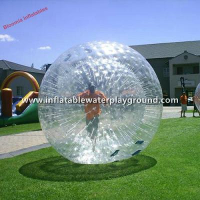 China Ontruim 0.7mm TPU de Opblaasbare Aqua Zorb Ballen van de Bal Opblaasbare Hamster voor Mensen Te koop