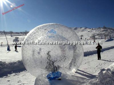 Chine Boule gonflable de Zorb de neige claire de TPU drôle, boule de bulle de Zorbing de corps à vendre