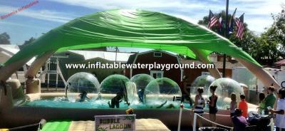 China Land Largest Inflatable Water Pool , Inflatable Water Walking Ball With Tent for sale