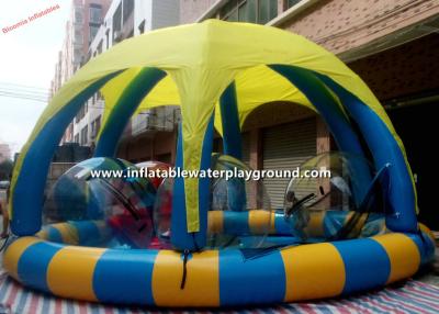 China Kids PVC Fabric Inflatable Water Pool Tent For Water Ball / Water Games for sale