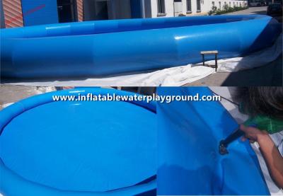 China Round Tarpaulin Inflatable Water Pool With CE , Small Inflatable Baby Pool for sale