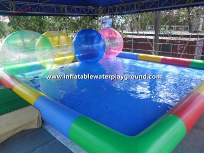 China Kundenspezifischer dauerhafter Hinterhof-aufblasbares Wasser-Ball-Pool für Kinderspiel zu verkaufen