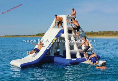 China Giant Inflatable Floating Water Slide Outdoor Water Sports With Reinforcement Strip for sale