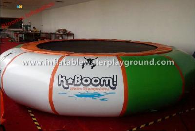 China Commercial Inflatable Water Trampoline Games , Inflatable Pool Trampoline for sale