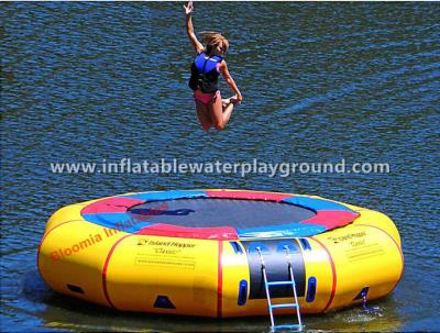 China Exciting PVC Fabric Water Sports Toys Inflatable Aqua Trampoline On Water for sale