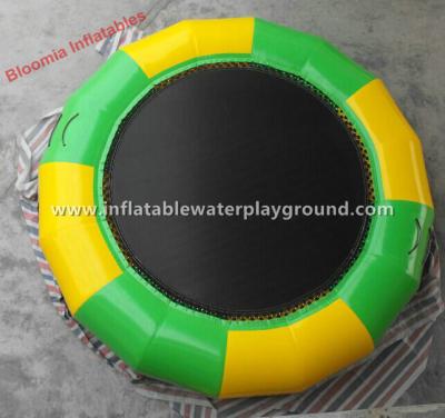 China Big Bouncer Inflatable Water Trampoline Rentals For Adults , 5m Diameter for sale