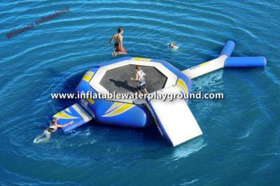 China Outdoor Huge Water Trampoline Rental Inflatable Lake Rafts For Aqua Park for sale