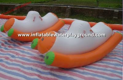 China Small Inflatable Water Totter , Kids Inflatable Rocker For Water Parks for sale