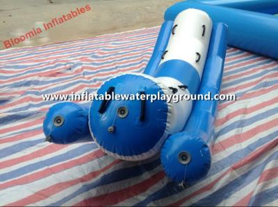 China Floating Lake Inflatable Water Teeter Totter Rentals With Soft Handles for sale