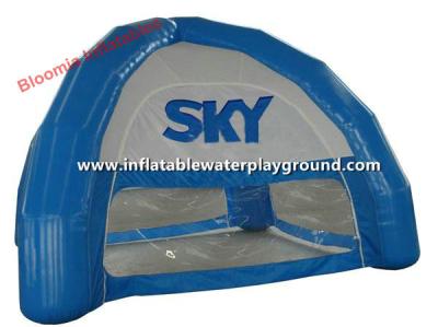 China Small Blue Four Season Inflatable Dome Tent For Outdoor Promotion / Exhibition for sale