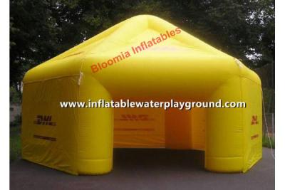 China Durable Yellow Advertising Inflatable Party Tent For Event / Trade Show for sale