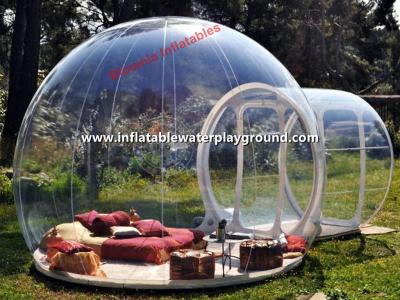 China Clear Inflatable Tent , Inflatable Crystal Bubble Tent for Outdoor Camping for sale