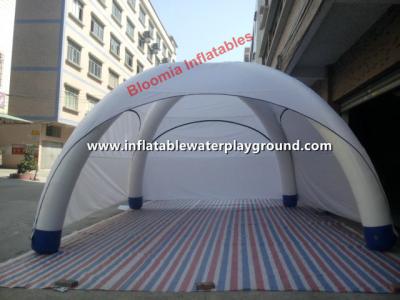 China White Dome Inflatable Spider Tent With Oxford Cloth Cover , 8m Diameter for sale