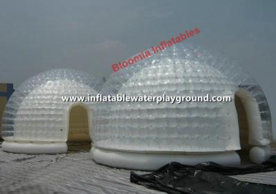 China Yard Dome Inflatable Tent , Inflatable Bubble Lodge 4m With CE Certificate for sale