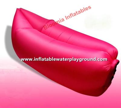 China Durable Red Inflatable Sleeping Bag / Air Chair For Relaxing Water Resistant for sale